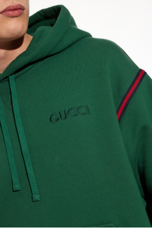 Gucci Kids logo bib set VbjdevelopmentsShops Spain Green Hoodie with logo Gucci